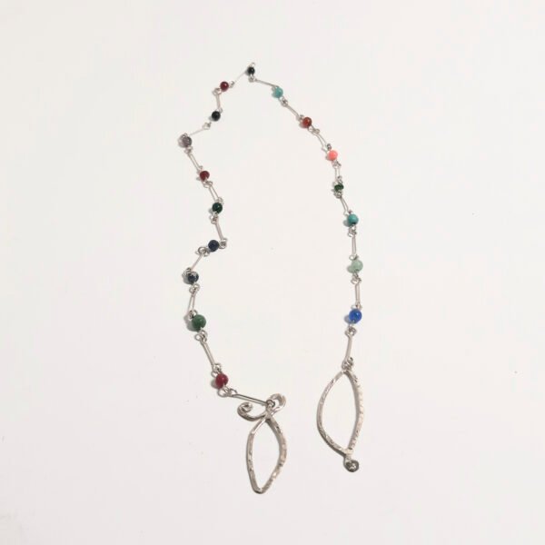 Mixed Stone Anatolian Motif Necklace - Görsel 2