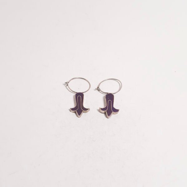 Purple Tulip Earrings