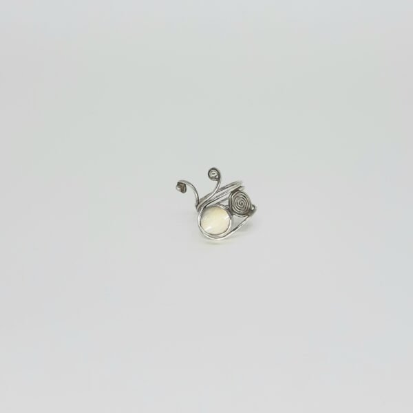 Decorated Snail Ring