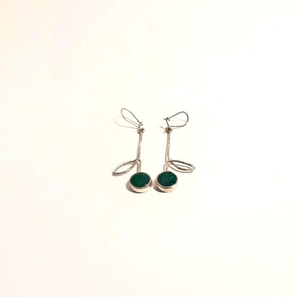 Jade Leaf Earrings