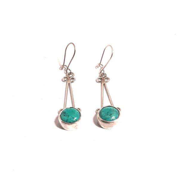 Turquoise Stone Aegean Earrings