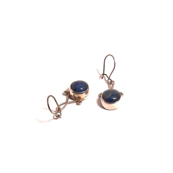 Lapis Lazuli Stone Earrings - Görsel 3