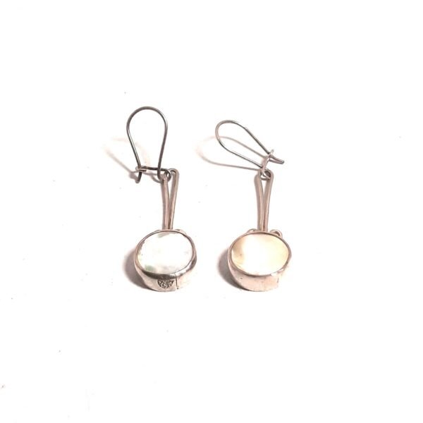 Pearl Stone Stick Earrings