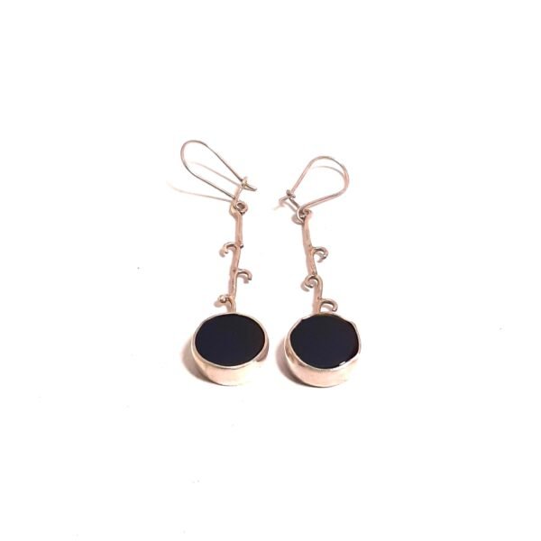 Onyx Stone Branch Earring