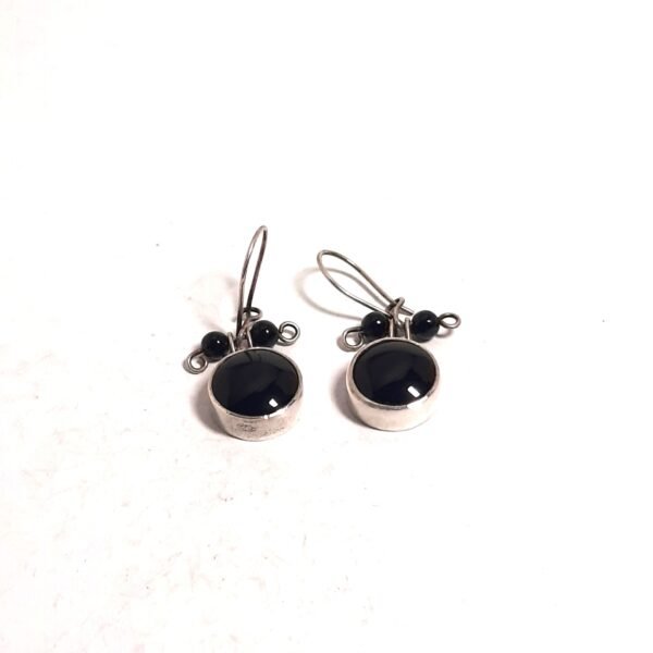 Onyx Stone Symmetrical Earrings