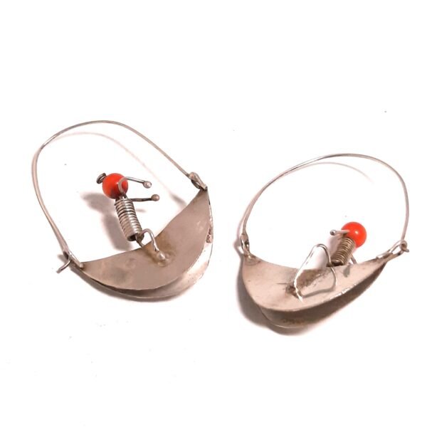 Little Prince Earrings with Coral Stone