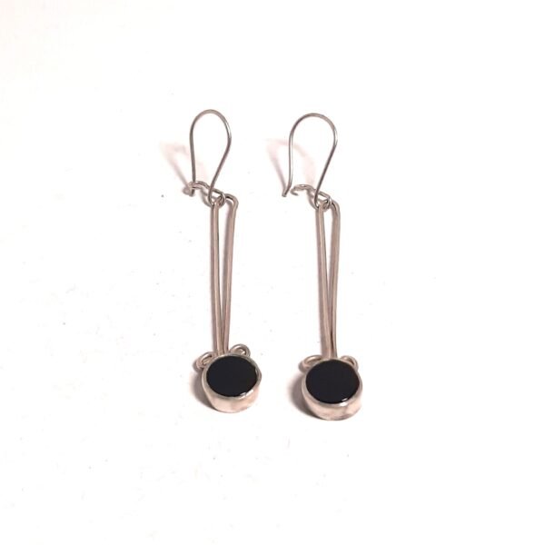 Onyx Stone Teardrop Earrings