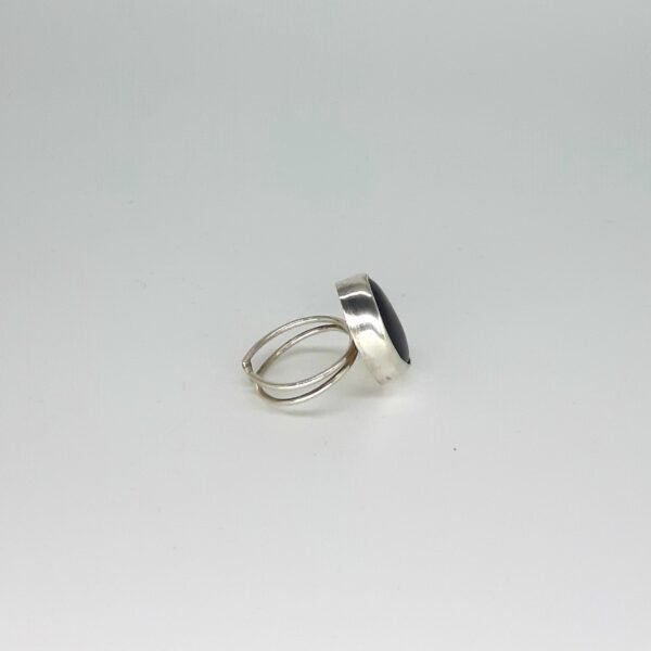 Onyx Stone Oval Ring - Görsel 2