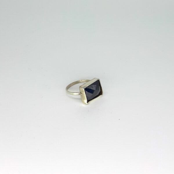 Sapphire Rectangular Ring