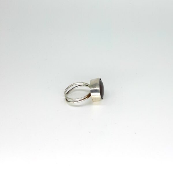 Oval Ring with Jasper Stone - Görsel 2