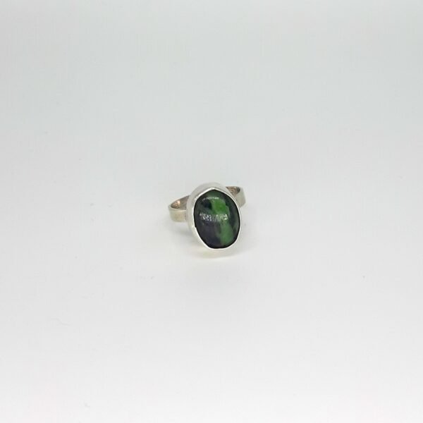 Oval Ring with Jasper Stone