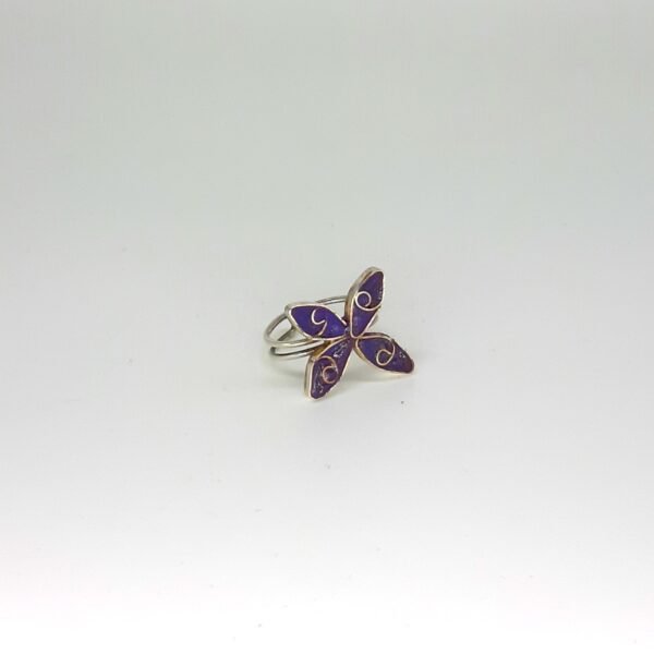 Purple Flower Ring