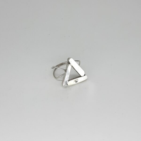 Hollow Triangle Ring