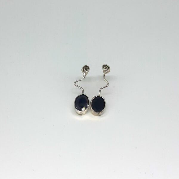 Onix Stone Oval Earrings