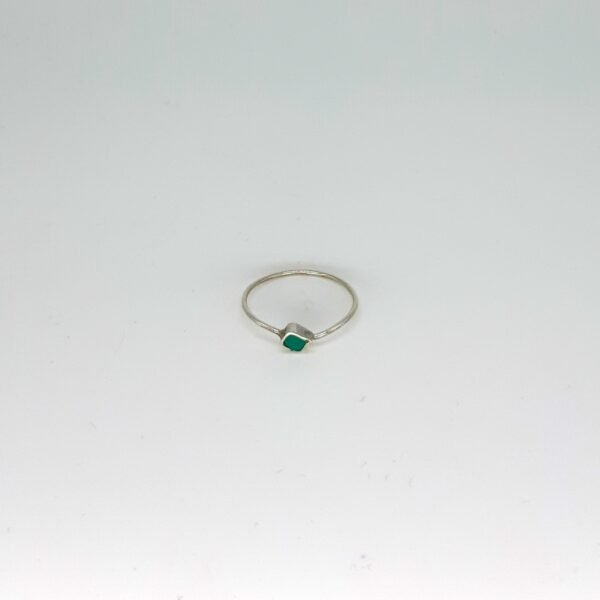 Green Square Ring